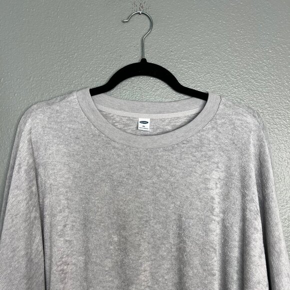 Old Navy Long Dolman Sleeve Top Light Gray Pullover XXL - Picture 3 of 5